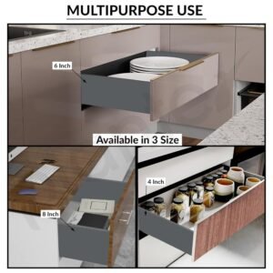 Tajpuria Slim Tandem Drawer Box – 40 kg Load Capacity Soft‑Close System
